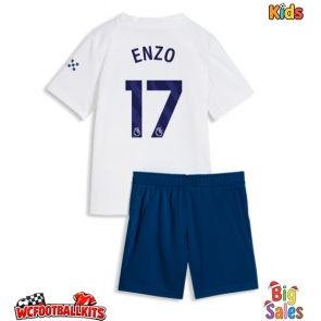 Manchester City Enzo Fernandez #17 Replica Third Stadium Kit for Kids 2026-27 Short Sleeve (+ pants)